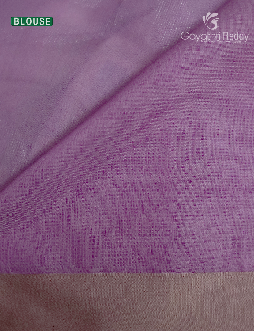 Pure Jamdani Kora Saree in Baby Pink