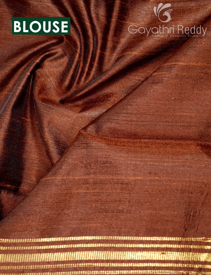 PURE KHADI PATTU SAREE-KHP1323