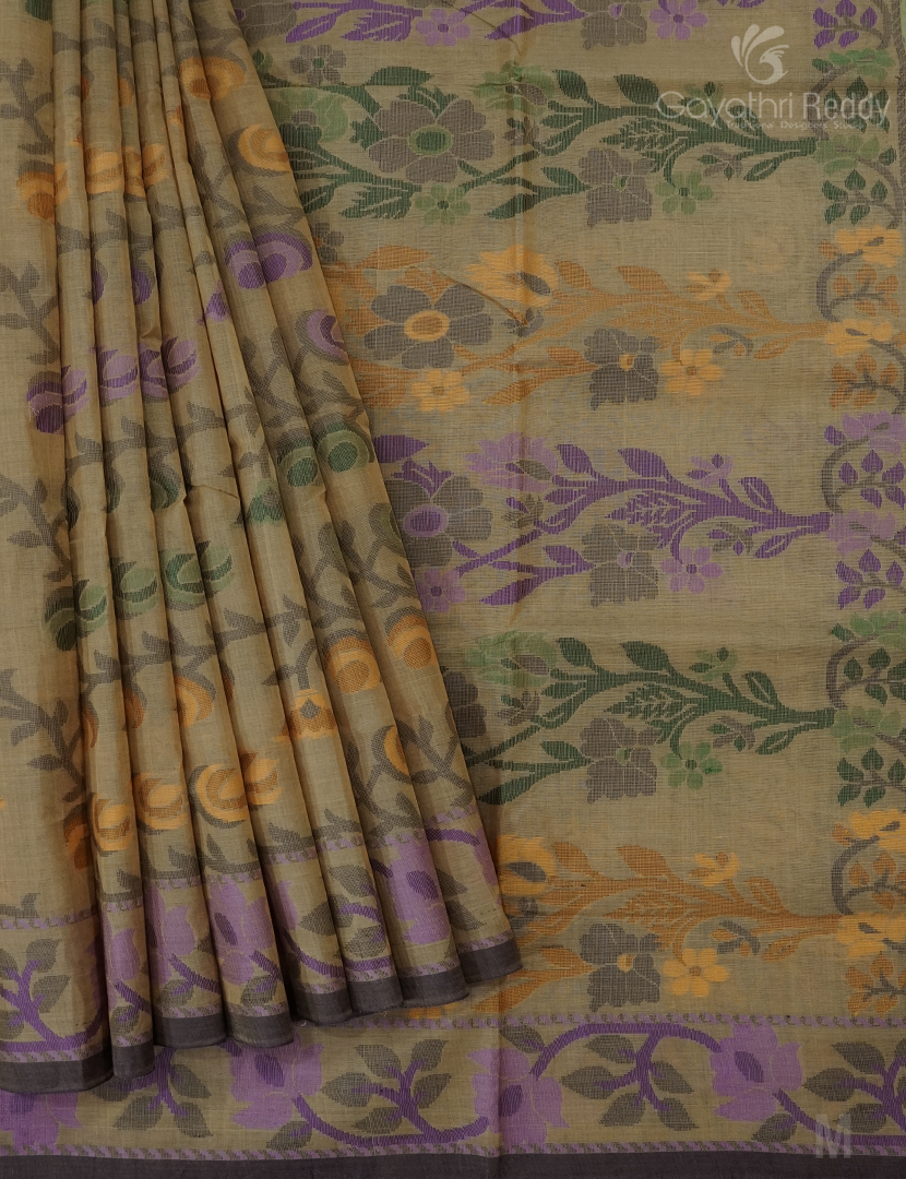 JAMDANI COTTON(WITHOUT BLOUSE)-JMC438