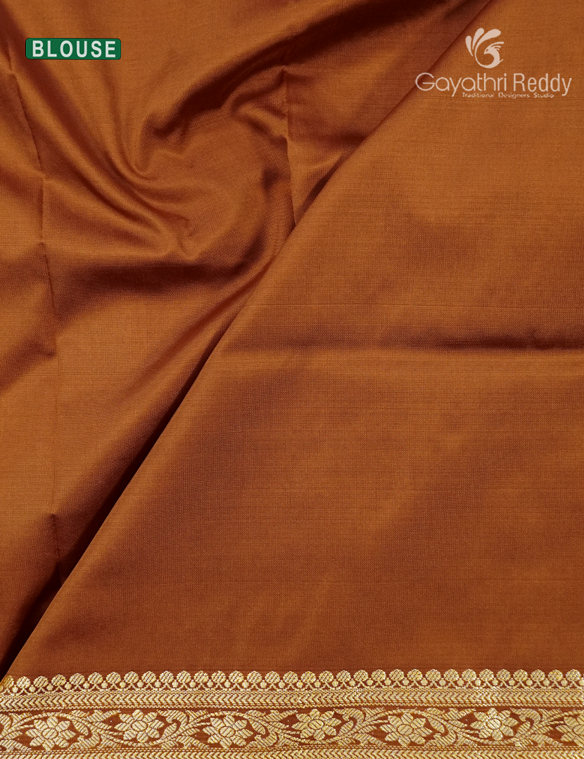 Semi Katan Silk Saree in Mustard