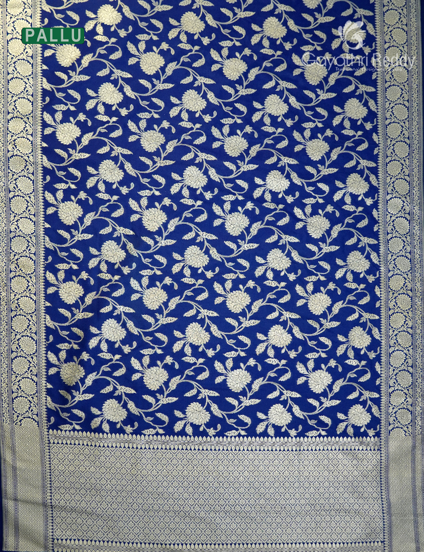 BANARAS SEMI KATAN SAREE-SBK694