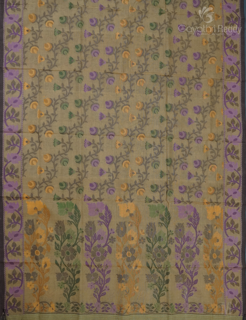 JAMDANI COTTON(WITHOUT BLOUSE)-JMC438