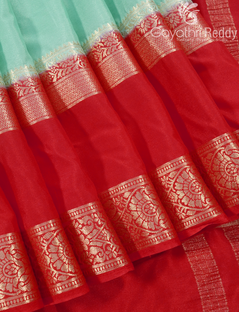 SEMI MYSORE CREPE SAREE-SMC330
