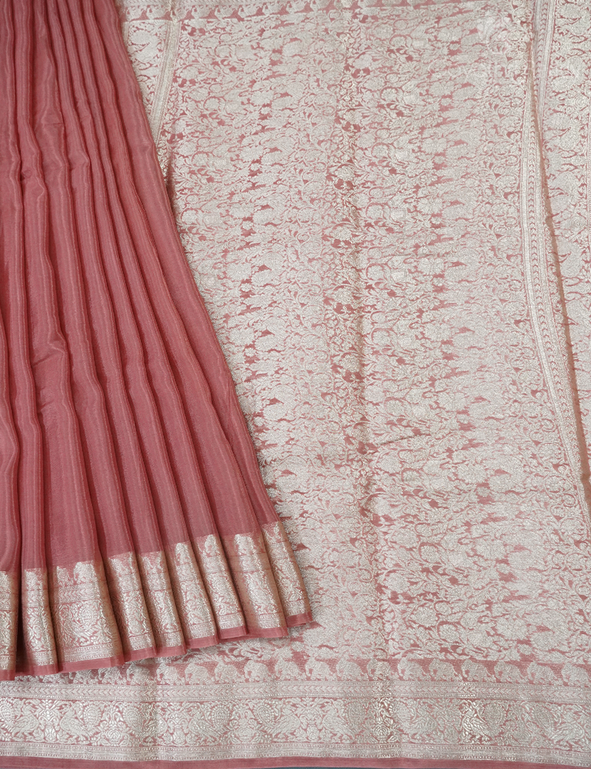 BANARAS TISSUE SAREE-BTK146