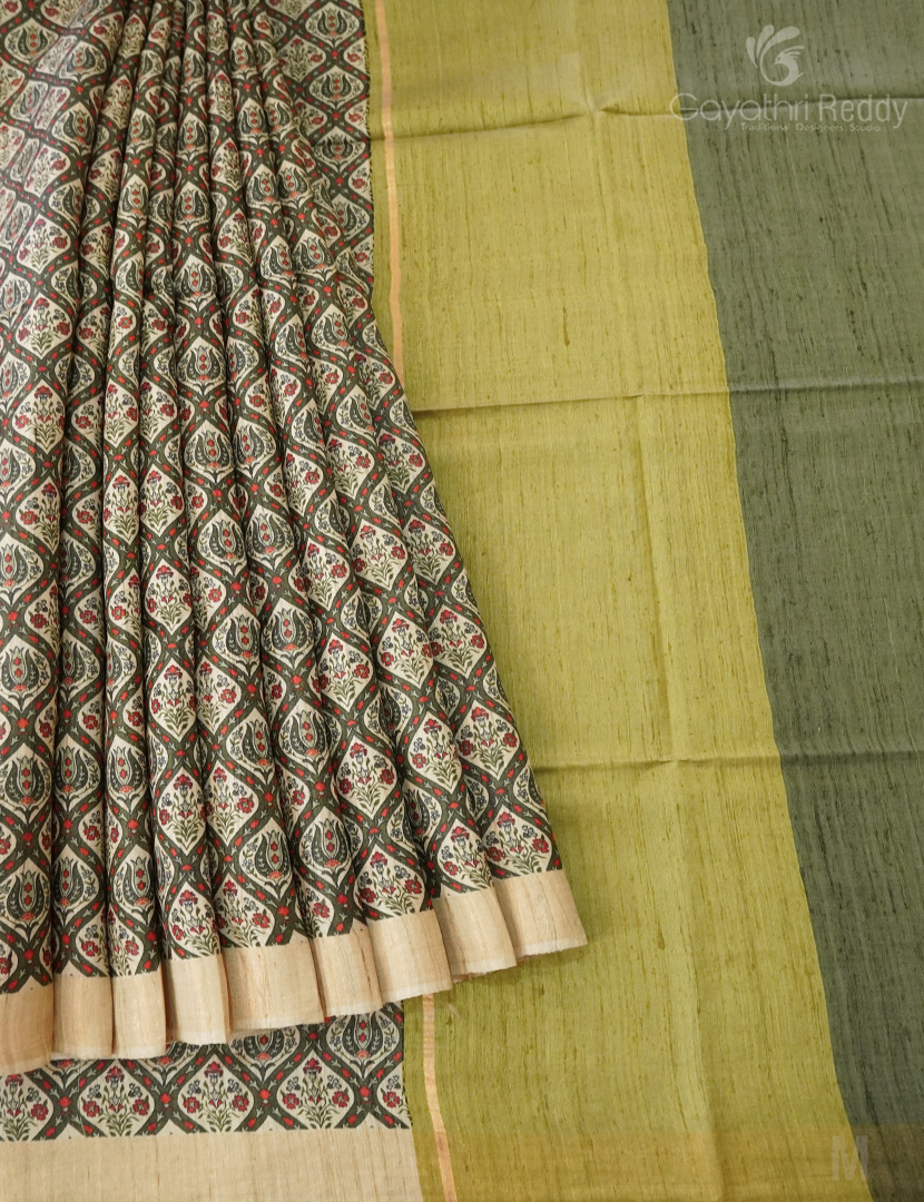 PURE DESI TUSSAR SILK-TS1340