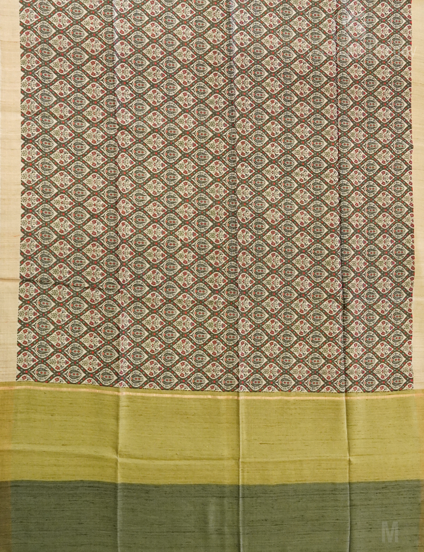 PURE DESI TUSSAR SILK-TS1340