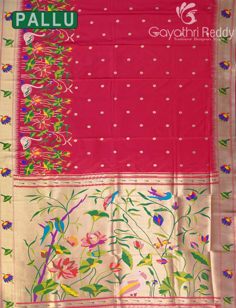 SEMI PAITHANI SAREE-SPS38