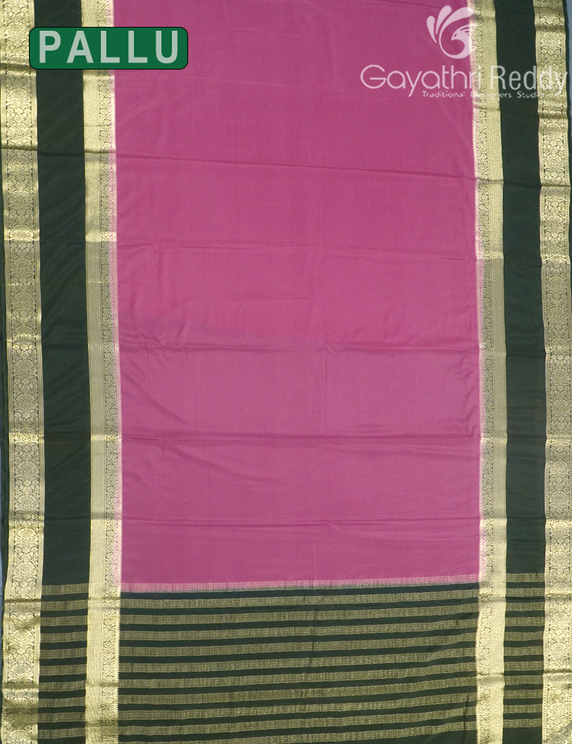 SEMI MYSORE CRAPE SAREE-SMC331