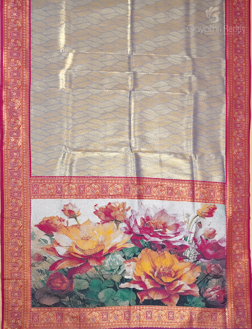 SEMI PATTU SAREE(DIGITAL PALLU)-SP1039