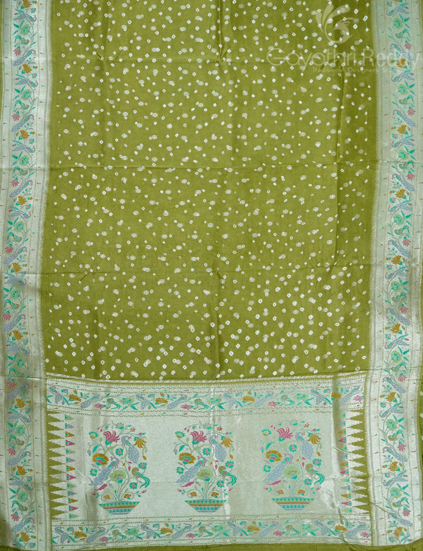 PURE GAJJI SILK BANDHANI-PGB14