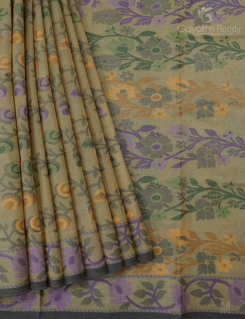 JAMDANI COTTON(WITHOUT BLOUSE)-JMC439