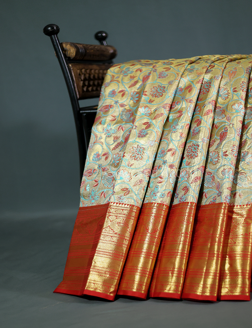 PURE KANCHI PATTU LEHENGA (FREE SIZE)-KPL584