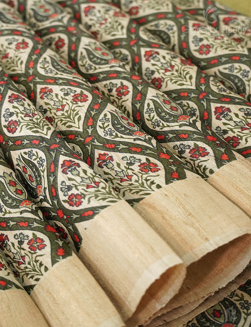 PURE DESI TUSSAR SILK-TS1340