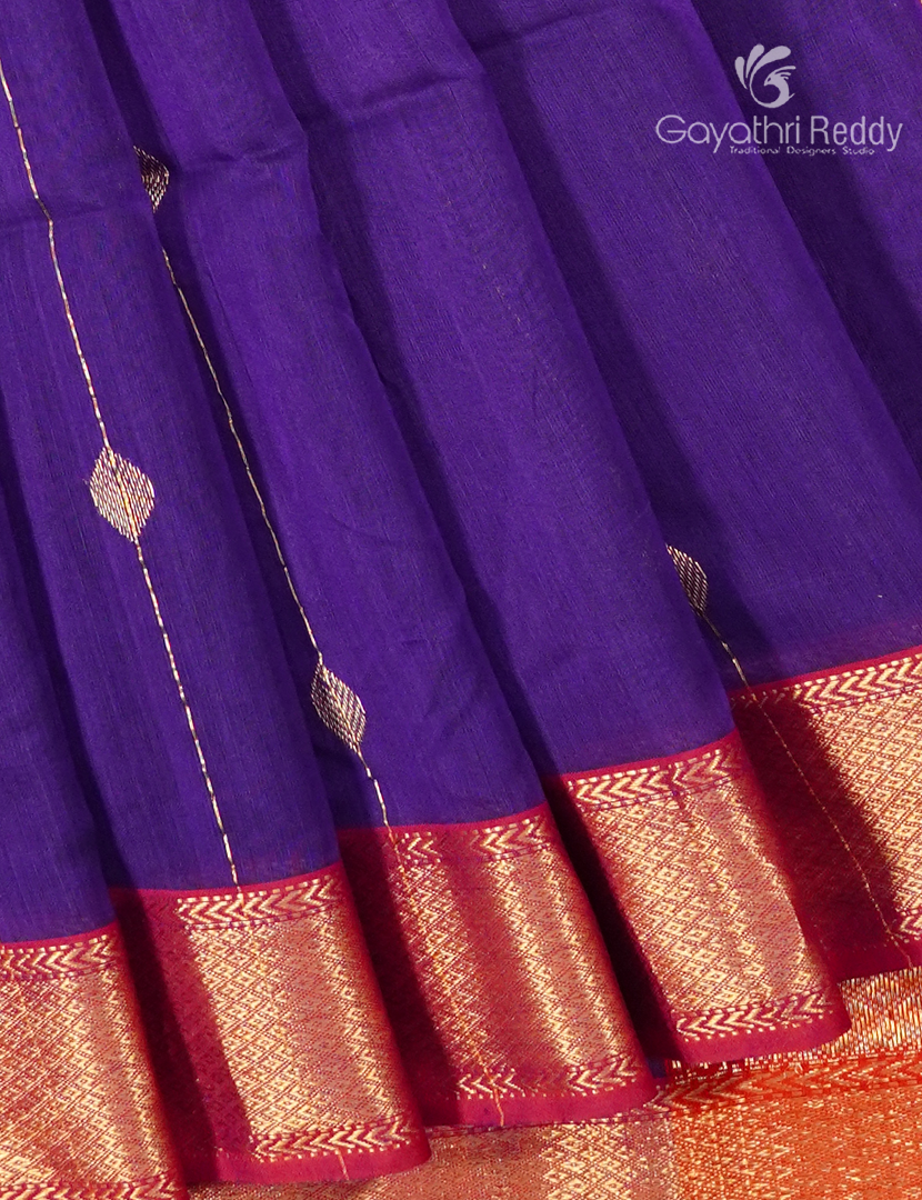 PURE CHANDERI BUTTA SAREES -CPS1200