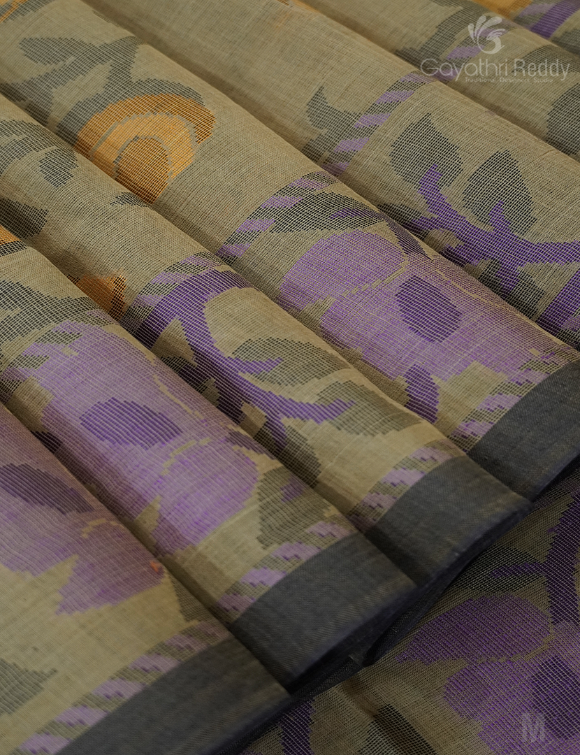 JAMDANI COTTON(WITHOUT BLOUSE)-JMC439