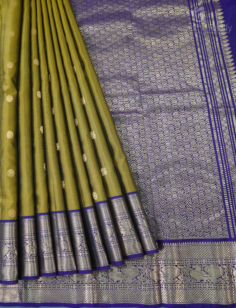 PURE KANCHI PATTU MEDIUM BORDER-KP7649