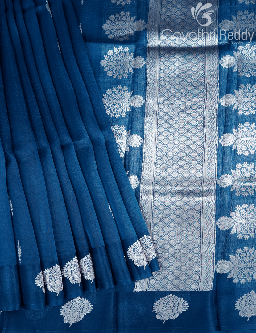 PURE BANARAS KORA SILK-BKS112