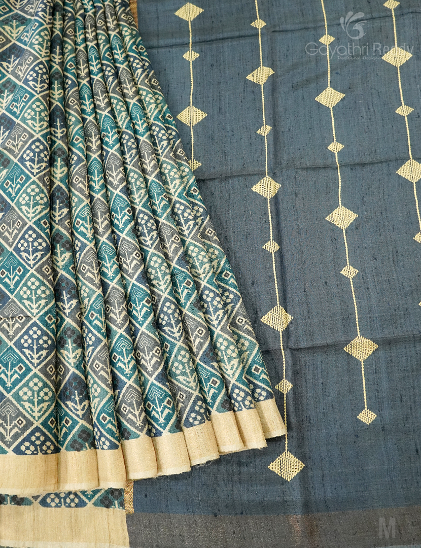PURE DESI TUSSAR SILK-TS1357