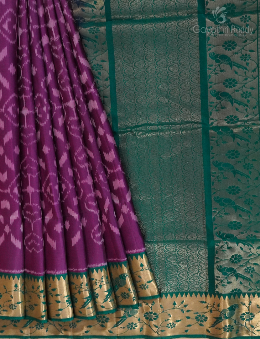 PURE KANCHI IKKAT PATTU-IP640