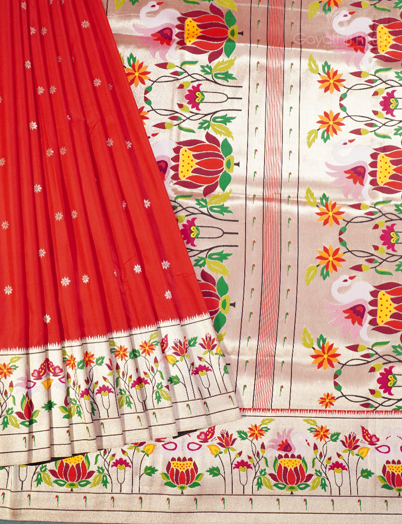 SEMI PAITHANI SAREE-SPS68