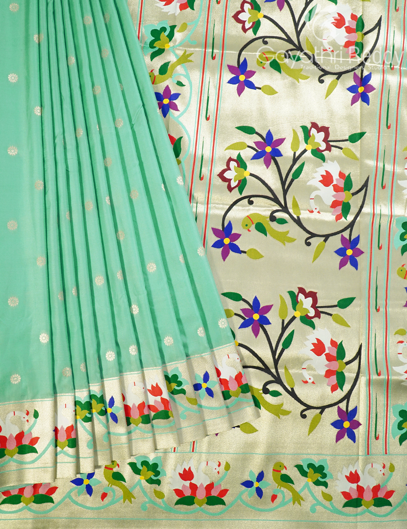 SEMI PAITHANI SAREE-SPS91