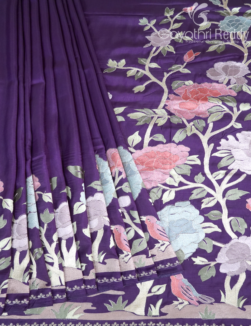 DUPION SILK FANCY SAREE -DSF17