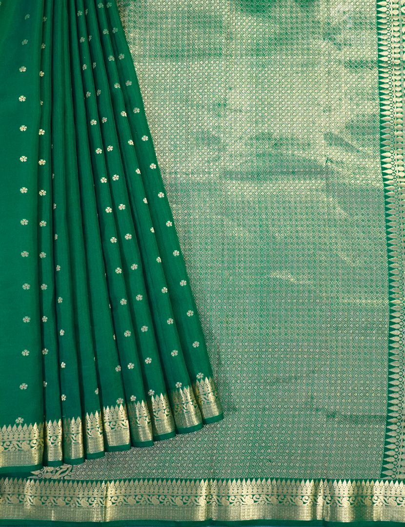 PURE KANCHI PATTU MEDIUM BORDER -KP8361