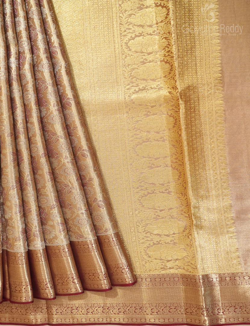 PURE KANCHI TISSUE PATTU-KP6784