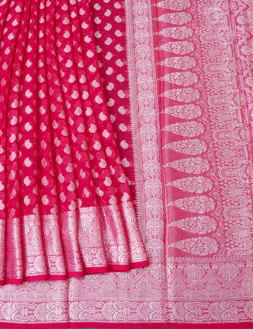 SEMI BANARAS GEORGETTE-SBG121