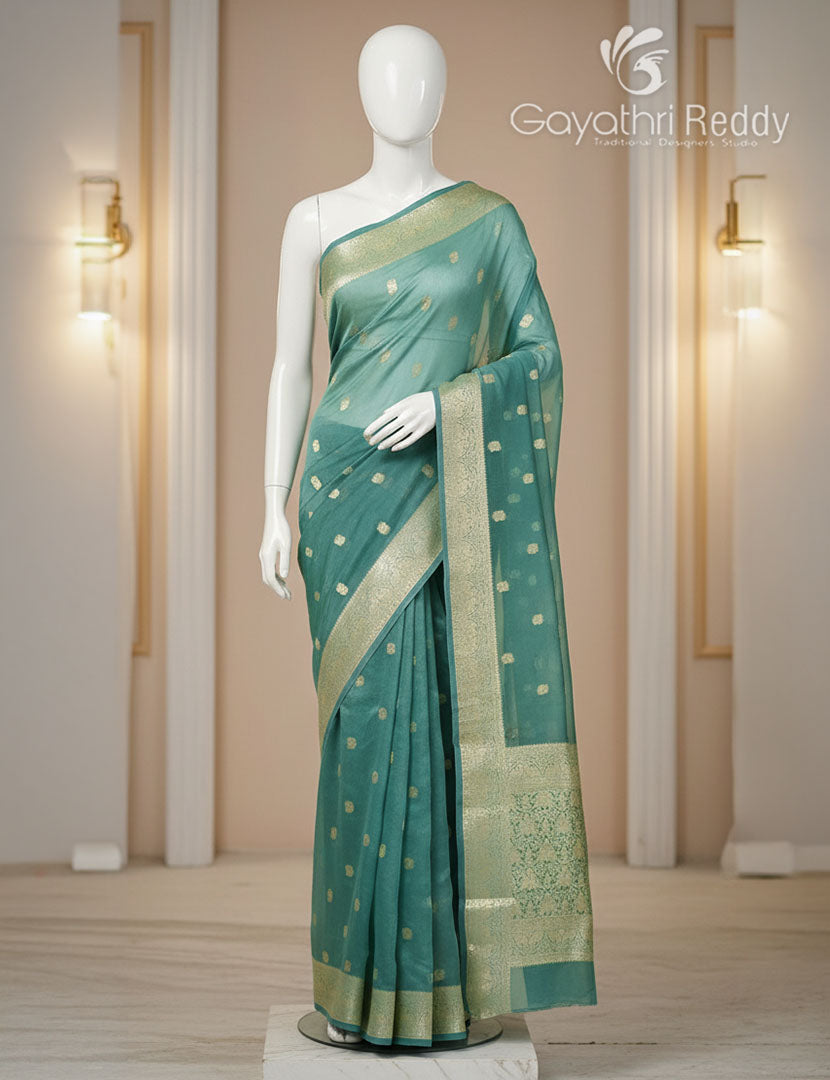 BANARAS CHIFFON SAREE-BCH4