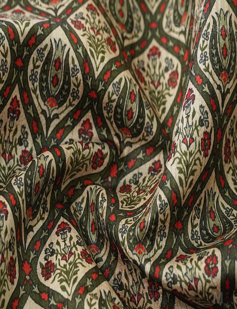 PURE DESI TUSSAR SILK-TS1340