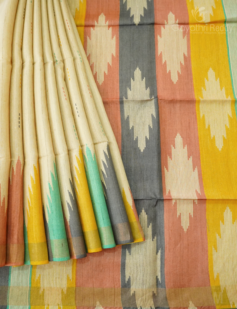 PURE DESI TUSSAR SILK-TS1341