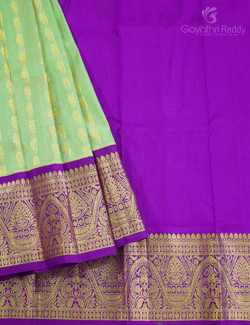 PURE KANCHI PATTU PAVADA(ZERO SIZE)-KPL761