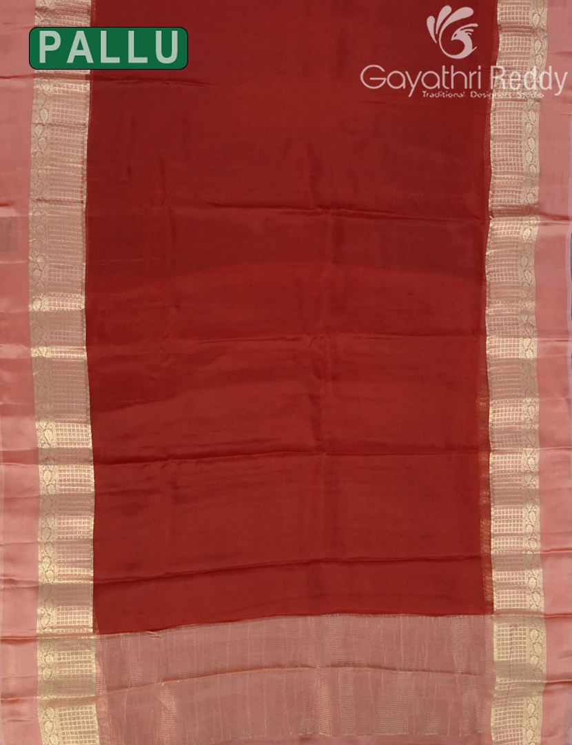 CRAPE SILK SAREE-PSC76