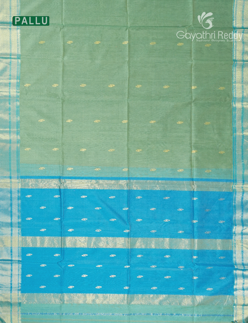 PURE CHANDERI BUTTA SAREES -CPS1201