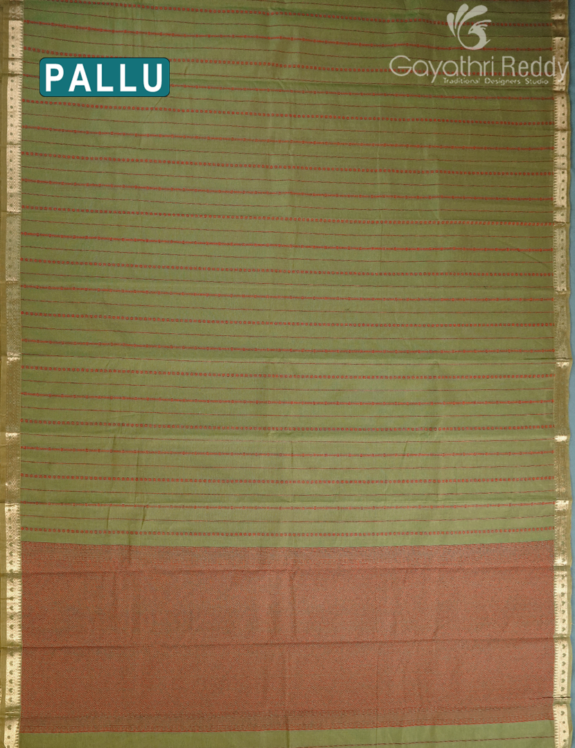 PURE KANCHI COTTON RICH PALLU-KC3084