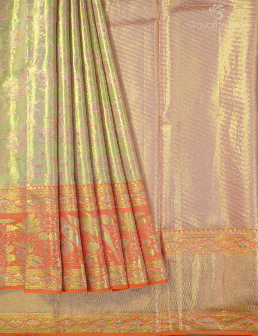 PURE KANCHI PATTU PAVADA(FREE SIZE)-KPL816