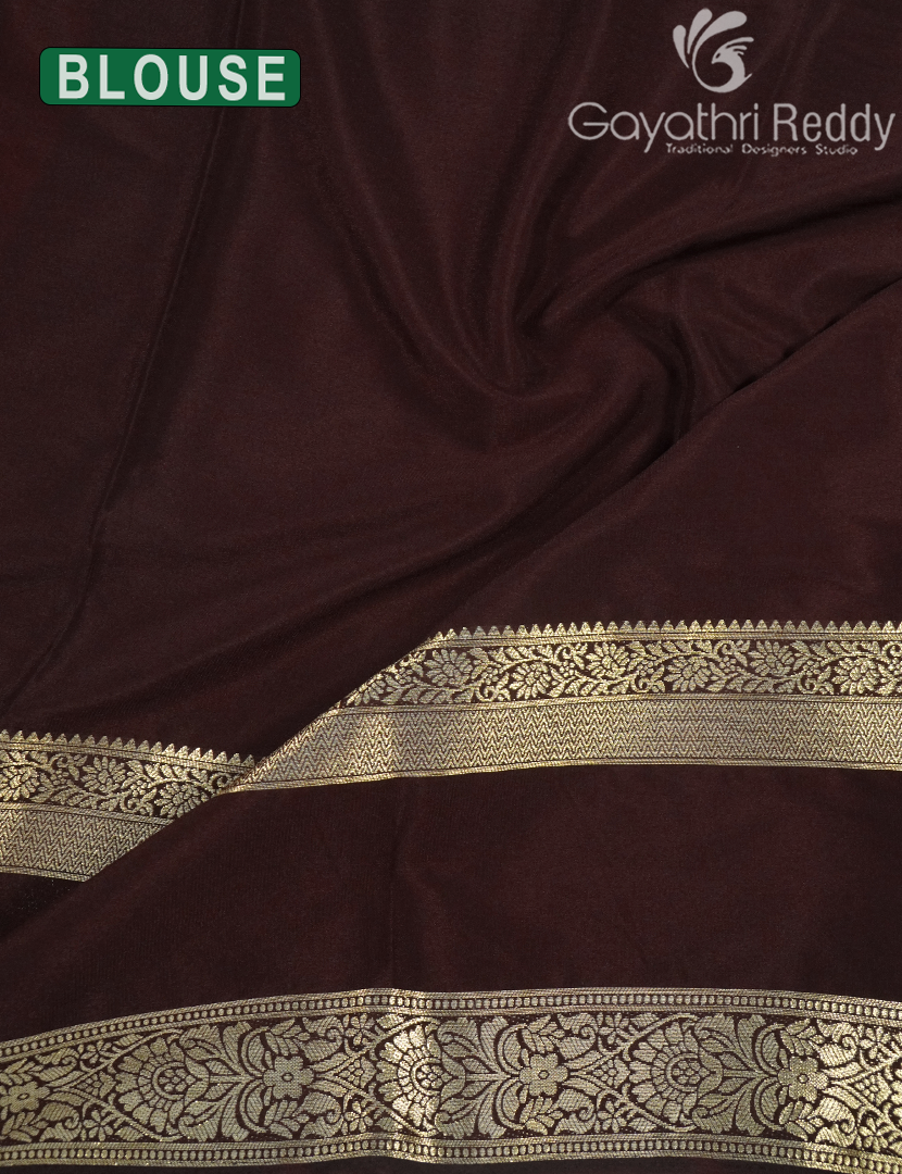 SEMI MYSORE CREPE SAREE-SMC332