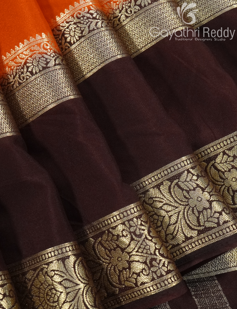 SEMI MYSORE CREPE SAREE-SMC332