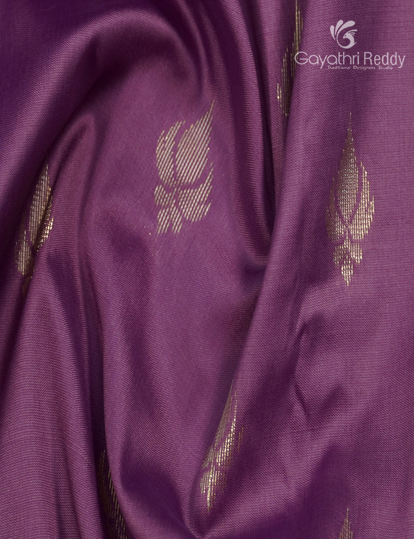Semi Banaras Katan Silk Saree in Onion Pink and Green