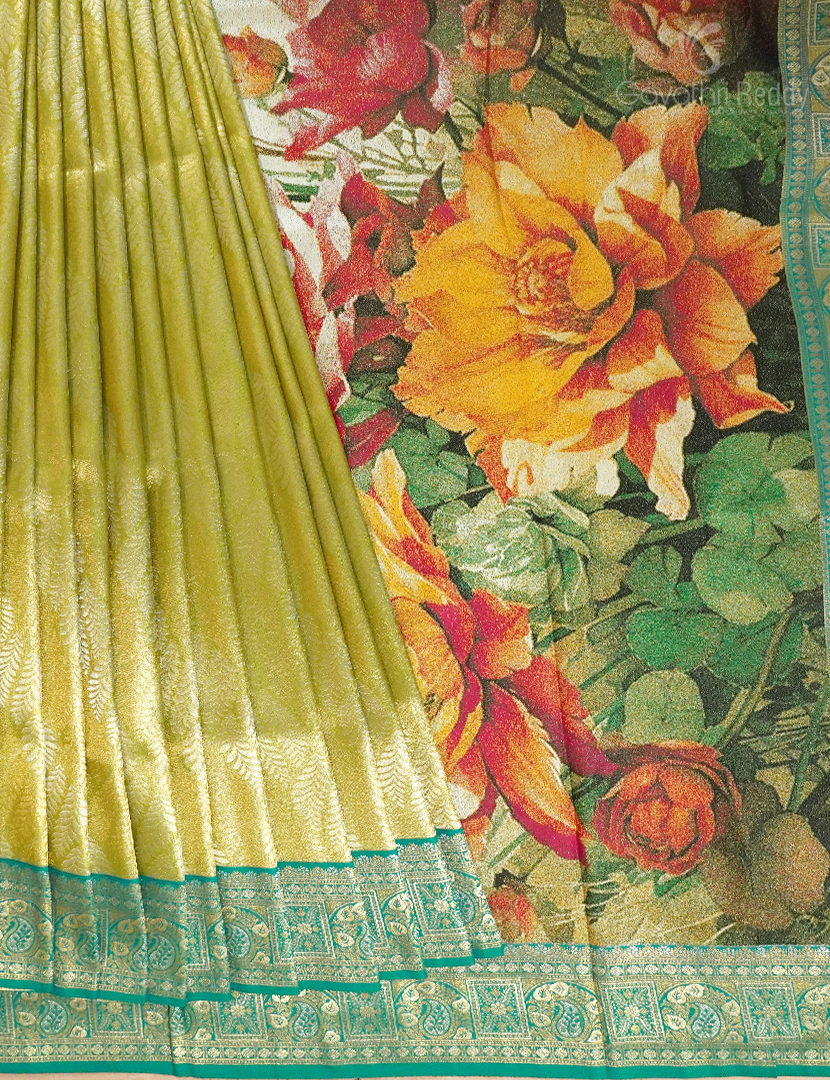 SEMI PATTU SAREE(DIGITAL PALLU)-SP1041