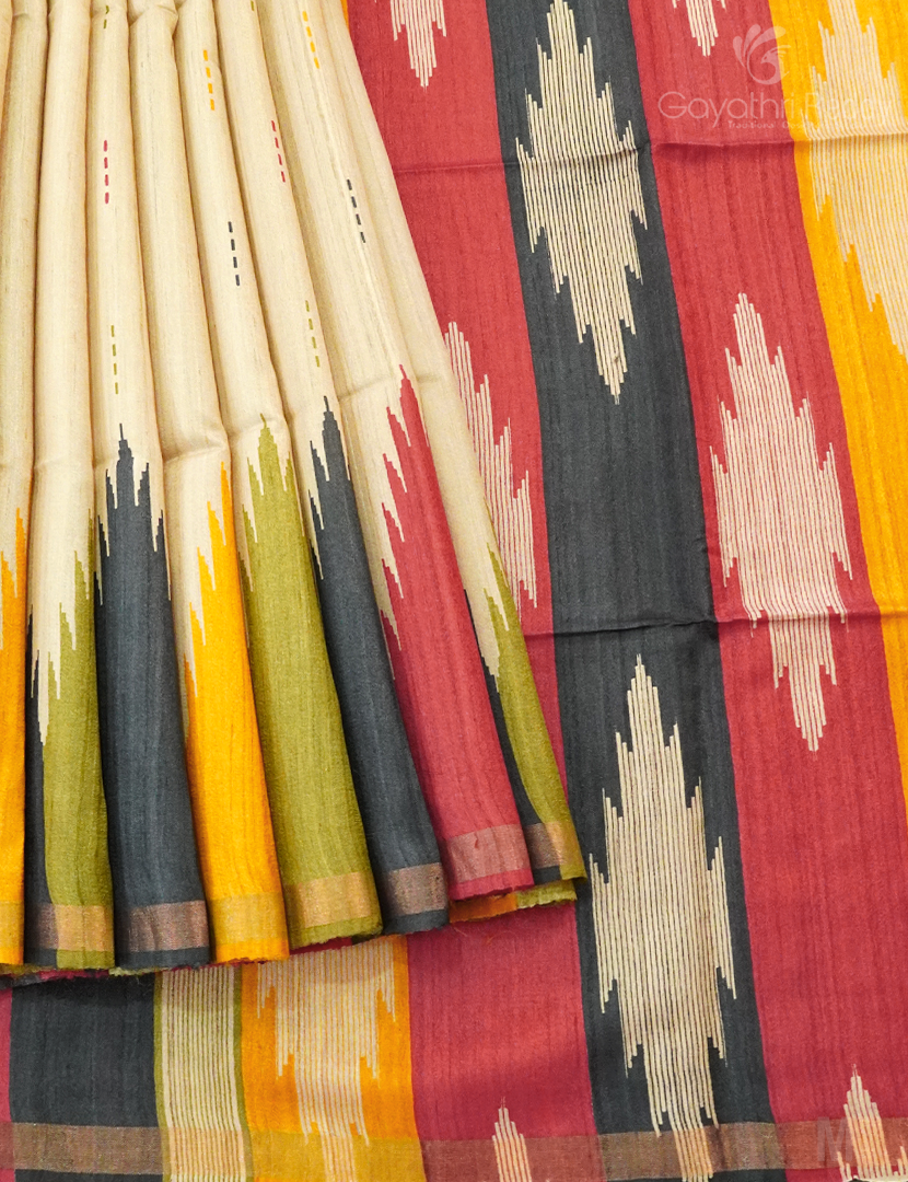 PURE DESI TUSSAR SILK-TS1342