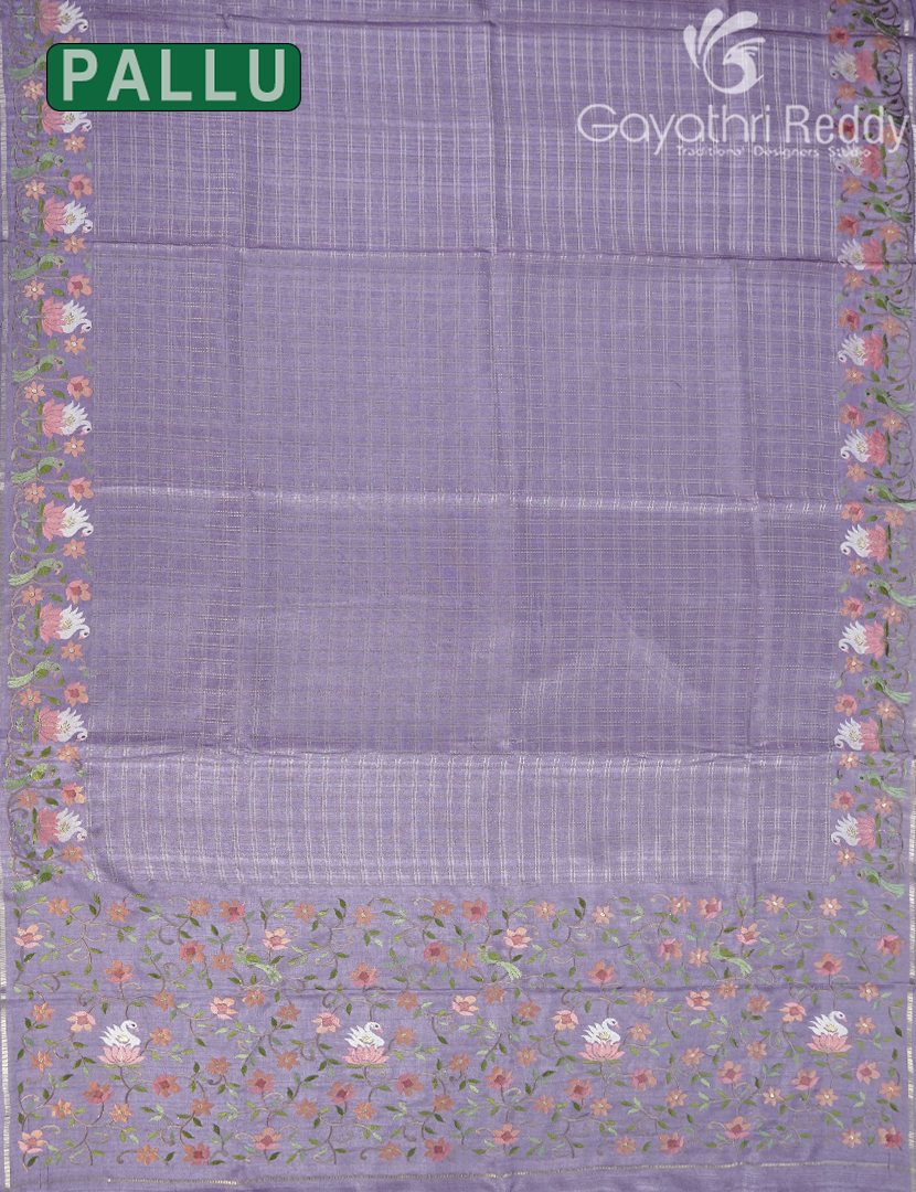 KHADI SILK WORK SAREE-KSW26