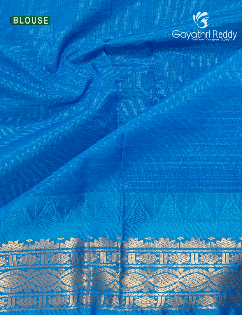 Pure Gadwal Cotton Saree-GGC1629
