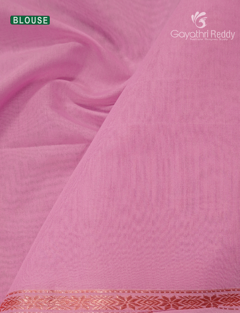 Kanchipuram Sico Saree in Sea Green and Baby Pink