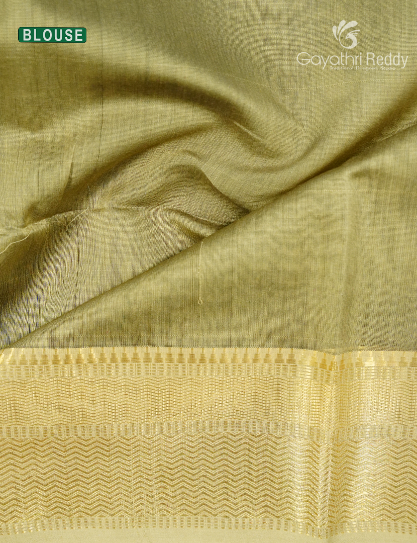 PURE CHANDERI BUTTA SAREES -CPS1202