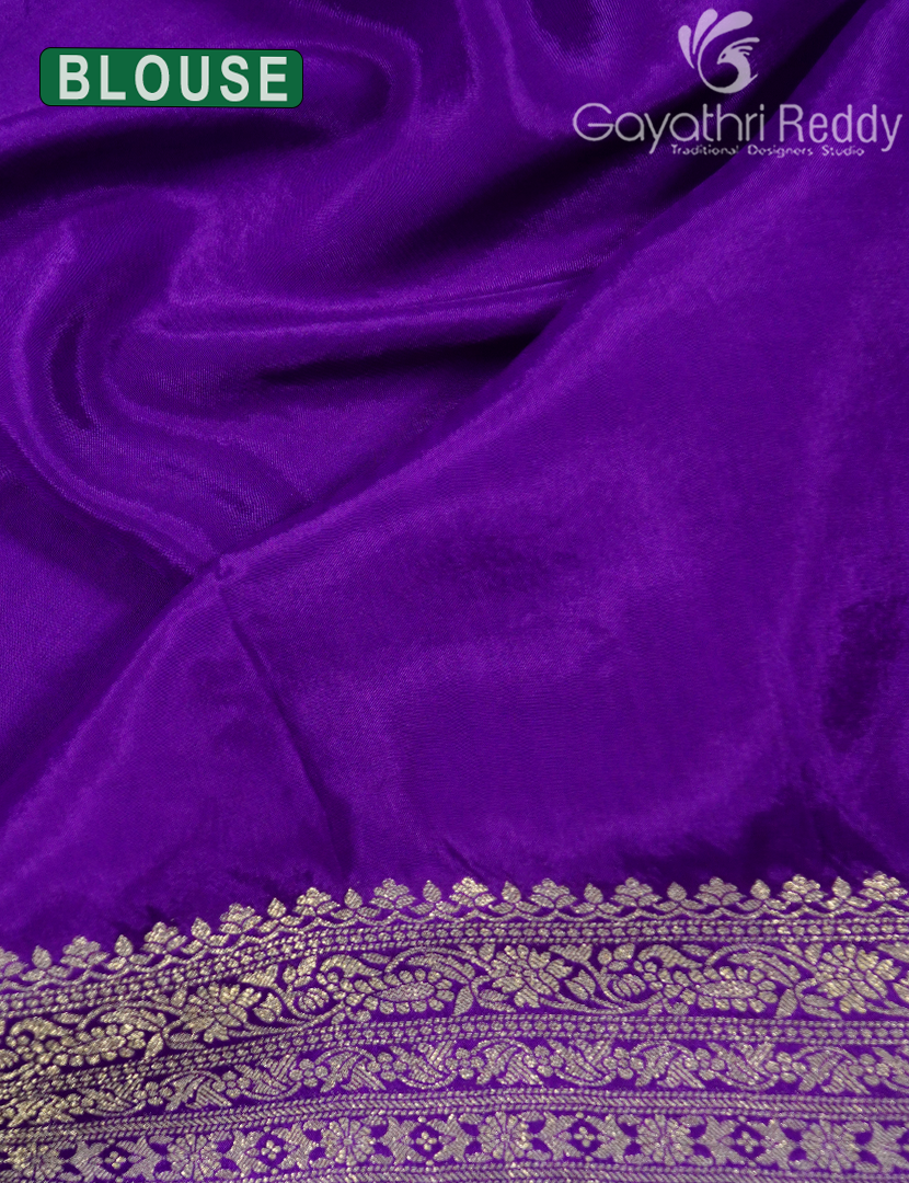 MYSORE CREPE BROCADE SAREE-MCB36