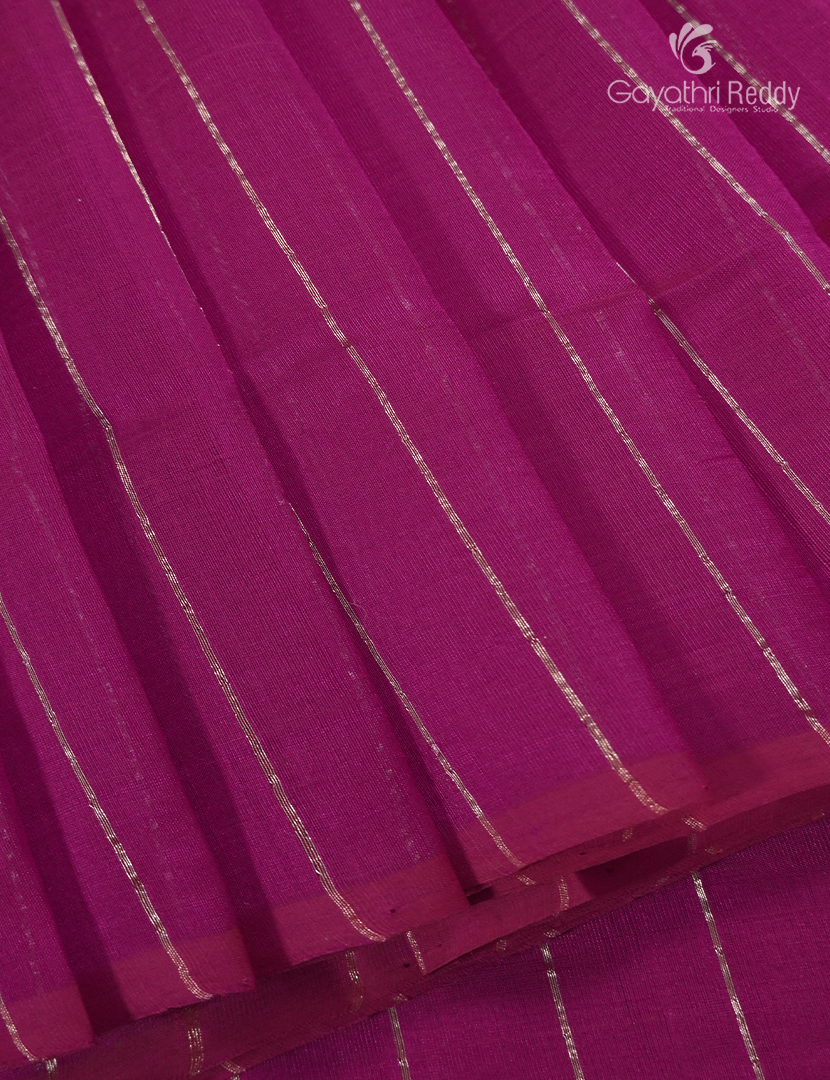 Pure Arani Sico Saree in Rani Pink