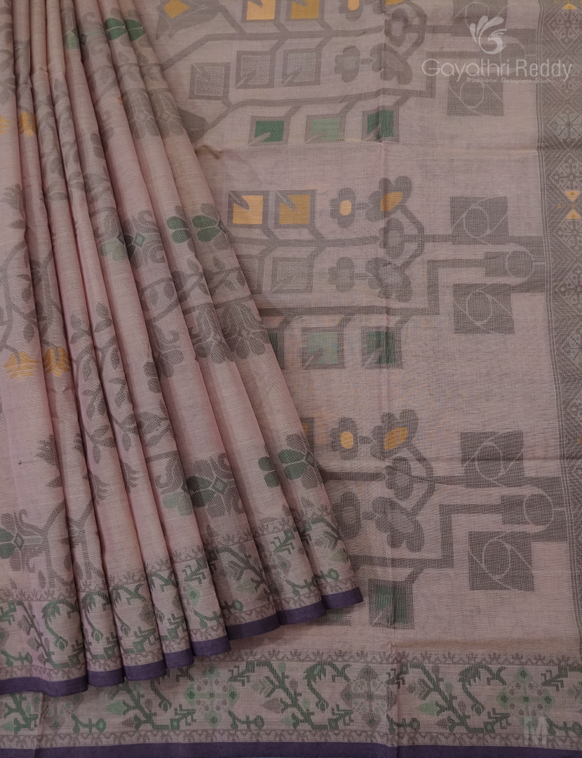 JAMDANI COTTON(WITHOUT BLOUSE)-JMC442