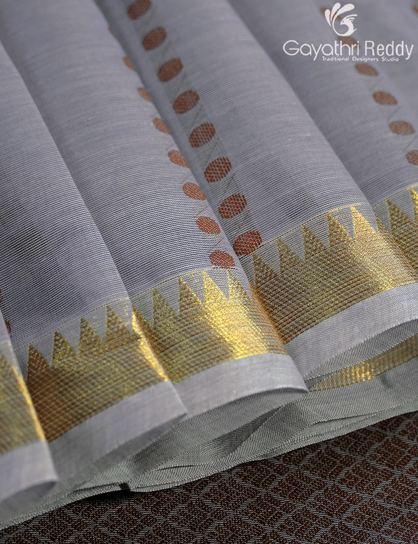 PURE KANCHI COTTON RICH PALLU-KC3085